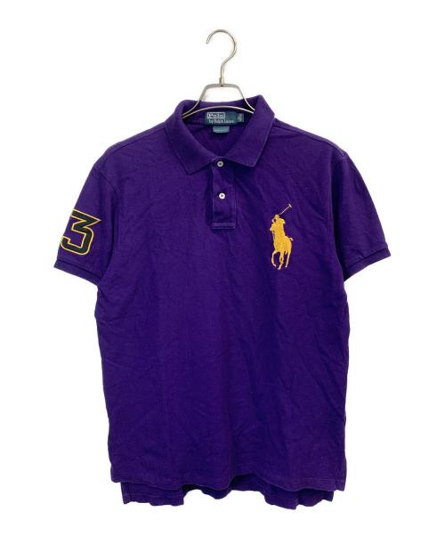 POLO RALPH LAUREN（ポロ・ラルフローレン）POLO RALPH LAUREN (ポロ・ラルフローレン) ビッグポニーポロシャツ パープル サイズ:XLの古着・服飾アイテム