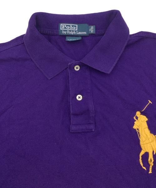 POLO RALPH LAUREN（ポロ・ラルフローレン）POLO RALPH LAUREN (ポロ・ラルフローレン) ビッグポニーポロシャツ パープル サイズ:XLの古着・服飾アイテム