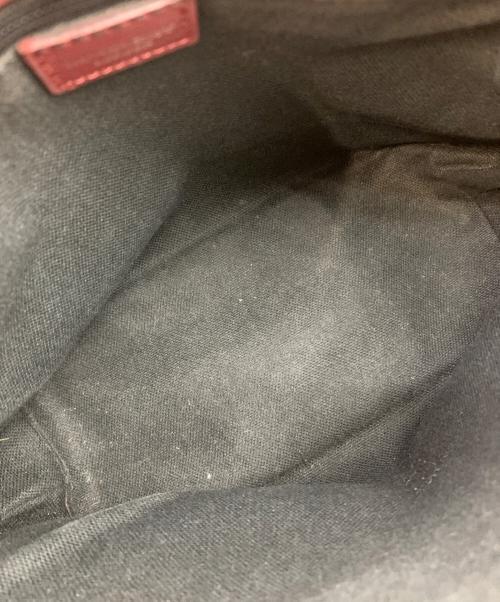 BURBERRY LONDON（バーバリーロンドン）BURBERRY LONDON (バーバリーロンドン) ハンドバッグ ベージュ×レッドの古着・服飾アイテム