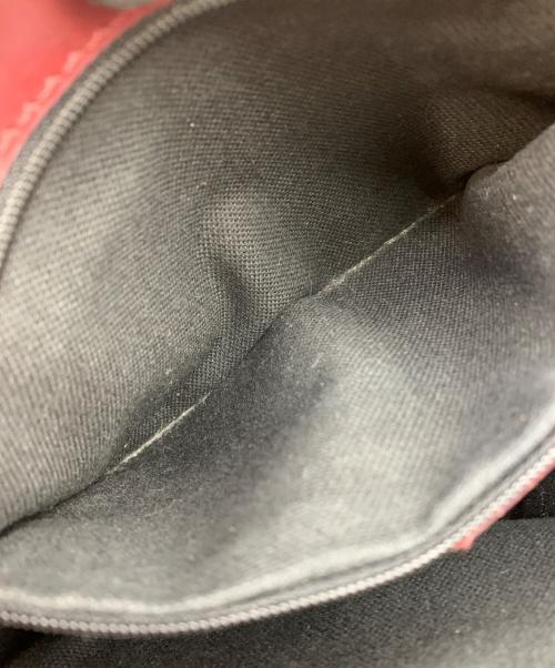 BURBERRY LONDON（バーバリーロンドン）BURBERRY LONDON (バーバリーロンドン) ハンドバッグ ベージュ×レッドの古着・服飾アイテム