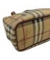 中古・古着 BURBERRY LONDON (バーバリーロンドン) ハンドバッグ ベージュ×レッド：20000円