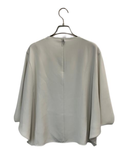 SOEJU（ソージュ）SOEJU (ソージュ) ライトクロスコクーンシルエットブラウス ベージュ サイズ:Mの古着・服飾アイテム