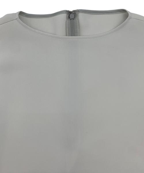 SOEJU（ソージュ）SOEJU (ソージュ) ライトクロスコクーンシルエットブラウス ベージュ サイズ:Mの古着・服飾アイテム