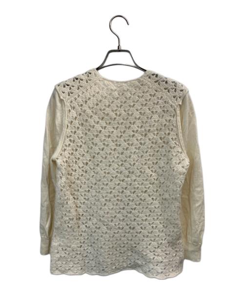 COMME des GARCONS（コムデギャルソン）COMME des GARCONS (コムデギャルソン) 厚手ニット ベージュ サイズ:Mの古着・服飾アイテム