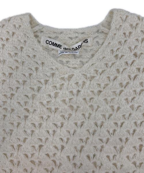 COMME des GARCONS（コムデギャルソン）COMME des GARCONS (コムデギャルソン) 厚手ニット ベージュ サイズ:Mの古着・服飾アイテム