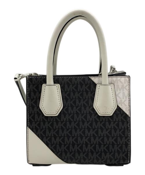 MICHAEL KORS（マイケルコース）MICHAEL KORS (マイケルコース) ショルダーバッグ ホワイト×ブラックの古着・服飾アイテム