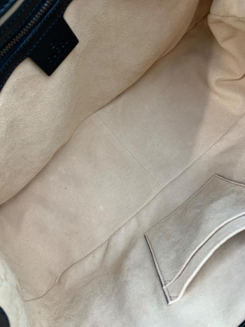 GUCCI（グッチ）GUCCI (グッチ) チェーントートバッグ ブラックの古着・服飾アイテム