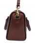 中古・古着 COACH (コーチ) 2WAYバッグ ボルドー：3500円