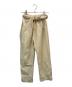 COSMIC WONDER（コズミックワンダー）の古着「Suvin cotton broadcloth wrapped pants」｜ベージュ