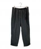 GRAMICCIグラミチ）の古着「WOOL BLEND TUCK TAPERED PANTS」｜グレー