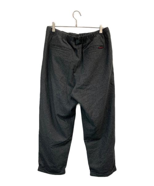 GRAMICCI（グラミチ）GRAMICCI (グラミチ) WOOL BLEND TUCK TAPERED PANTS グレー サイズ:XLの古着・服飾アイテム