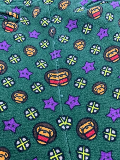 A BATHING APE（アベイシングエイプ）A BATHING APE (アベイシングエイプ) ハーフパンツ グリーン サイズ:Mの古着・服飾アイテム