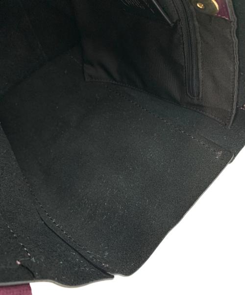 COACH（コーチ）COACH (コーチ) DERBY TOTE パープルの古着・服飾アイテム