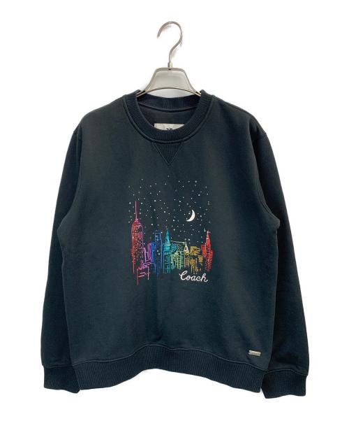 COACH（コーチ）COACH (コーチ) スウェット ブラック サイズ:Mの古着・服飾アイテム