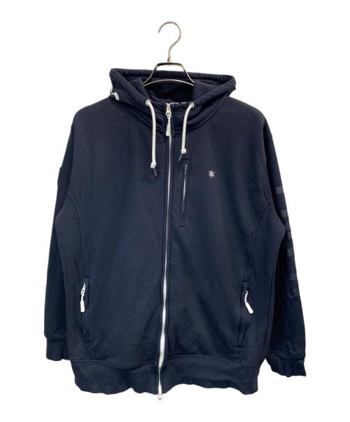 TNOC hokkaido（ティノック ホッカイドウ）TNOC hokkaido (ティノック ホッカイドウ) TNOC THE HOODIE ZIPUP ネイビー サイズ:Lの古着・服飾アイテム