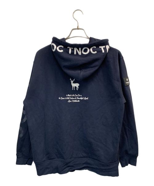 TNOC hokkaido（ティノック ホッカイドウ）TNOC hokkaido (ティノック ホッカイドウ) TNOC THE HOODIE ZIPUP ネイビー サイズ:Lの古着・服飾アイテム