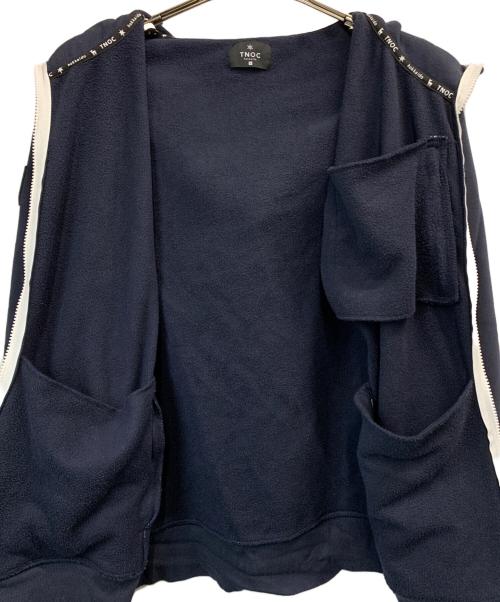 TNOC hokkaido（ティノック ホッカイドウ）TNOC hokkaido (ティノック ホッカイドウ) TNOC THE HOODIE ZIPUP ネイビー サイズ:Lの古着・服飾アイテム