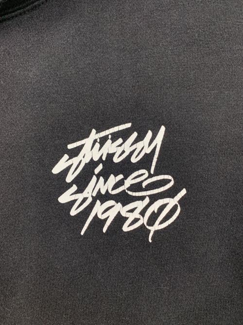 stussy（ステューシー）stussy (ステューシー) プルオーバーパーカー ブラック サイズ:Mの古着・服飾アイテム