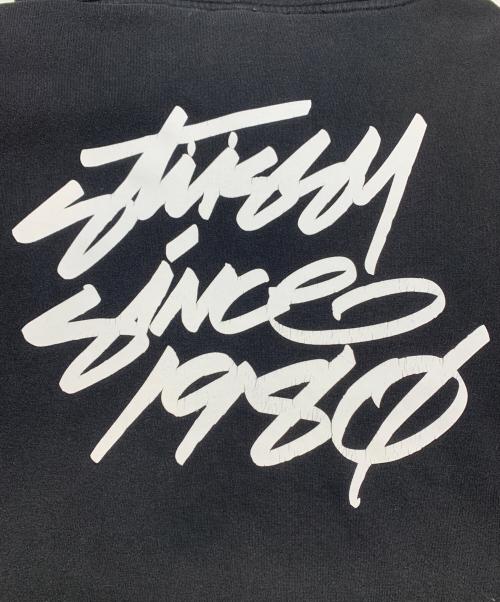 stussy（ステューシー）stussy (ステューシー) プルオーバーパーカー ブラック サイズ:Mの古着・服飾アイテム