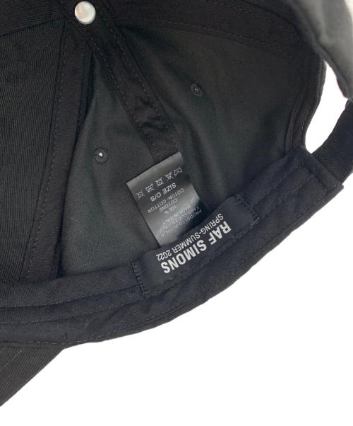 RAF SIMONS（ラフシモンズ）RAF SIMONS (ラフシモンズ) キャップ ブラック サイズ:Sの古着・服飾アイテム