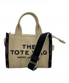 MARC JACOBSマークジェイコブス）の古着「トートバッグ」｜ベージュ×ブラック