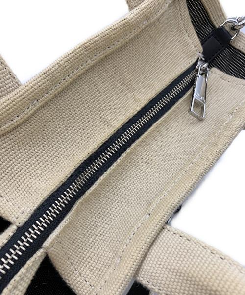 MARC JACOBS（マークジェイコブス）MARC JACOBS (マークジェイコブス) トートバッグ ベージュ×ブラックの古着・服飾アイテム