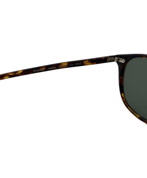 OLIVER PEOPLES（オリバーピープルズ）OLIVER PEOPLES (オリバーピープルズ) サングラス ブラウン×グリーンの古着・服飾アイテム