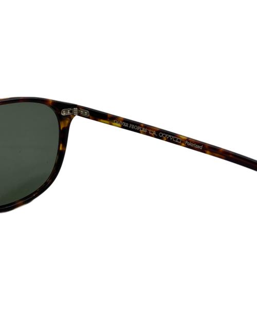 OLIVER PEOPLES（オリバーピープルズ）OLIVER PEOPLES (オリバーピープルズ) サングラス ブラウン×グリーンの古着・服飾アイテム