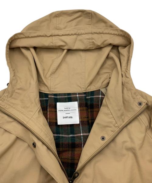 SHIPS any（シップスエニィ）SHIPS any (シップスエニィ) フーデッドジャケット ベージュ サイズ:記載なしの古着・服飾アイテム