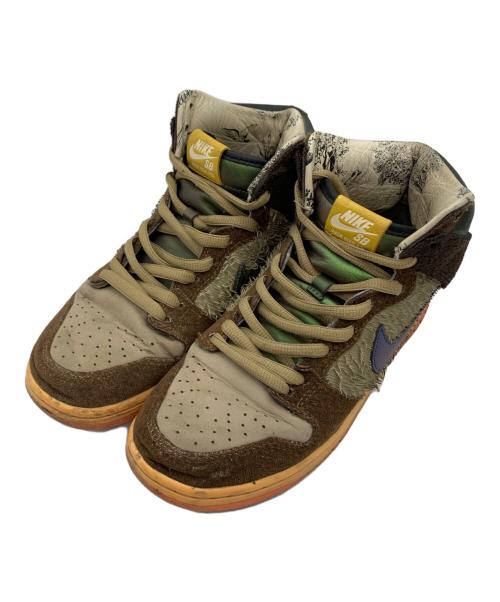 NIKE（ナイキ）NIKE (ナイキ) SB DUNK HIGH PRO ブラウン サイズ:26.0cmの古着・服飾アイテム
