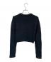 CLANE (クラネ) COTTON SHORT KNIT TOPS ブラック サイズ:2：8000円