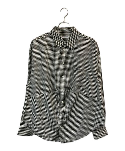 BALENCIAGA（バレンシアガ）BALENCIAGA (バレンシアガ) 長袖シャツ ホワイト×ブラック サイズ:34の古着・服飾アイテム