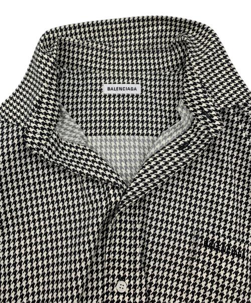 BALENCIAGA（バレンシアガ）BALENCIAGA (バレンシアガ) 長袖シャツ ホワイト×ブラック サイズ:34の古着・服飾アイテム