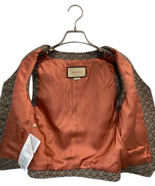 GUCCI（グッチ）GUCCI (グッチ) ジレ ブラウン サイズ:38の古着・服飾アイテム