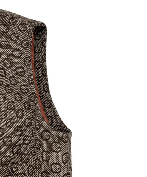 GUCCI（グッチ）GUCCI (グッチ) ジレ ブラウン サイズ:38の古着・服飾アイテム