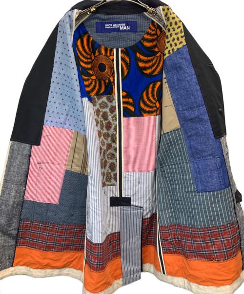 COMME des GARCONS JUNYA WATANABE MAN（コム デ ギャルソン ジュンヤ ワタナベ マン）COMME des GARCONS JUNYA WATANABE MAN (コム デ ギャルソン ジュンヤ ワタナベ マン) コート ブラック サイズ:Mの古着・服飾アイテム
