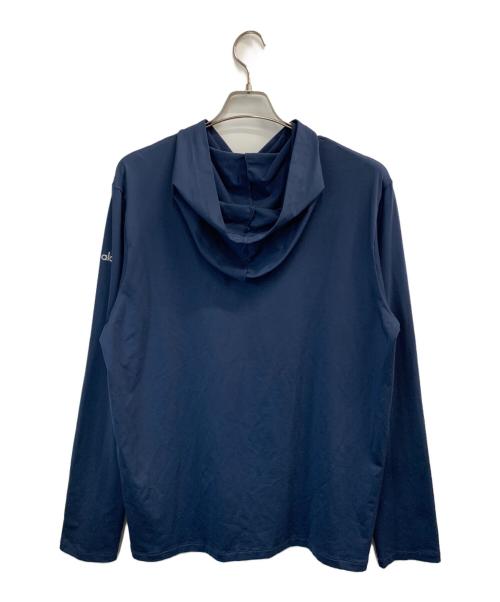 alo（アロ）alo (アロ) プルオーバーパーカー ネイビー サイズ:Lの古着・服飾アイテム