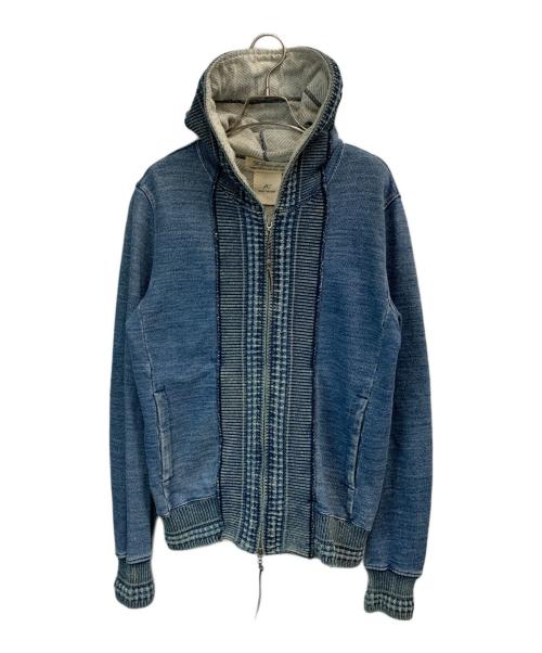 REMI RELIEF（レミレリーフ）REMI RELIEF (レミレリーフ) ジップパーカー インディゴ サイズ:Mの古着・服飾アイテム