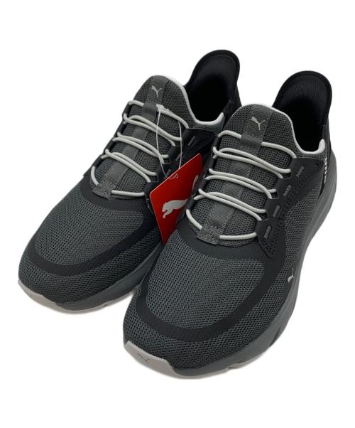 PUMA（プーマ）PUMA (プーマ) 	ソフトライド フレックスレース イーズイン ALT ワイド ランニングシューズ ブラック サイズ:25.0の古着・服飾アイテム