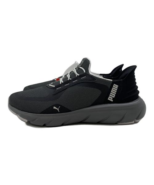 PUMA（プーマ）PUMA (プーマ) 	ソフトライド フレックスレース イーズイン ALT ワイド ランニングシューズ ブラック サイズ:25.0の古着・服飾アイテム