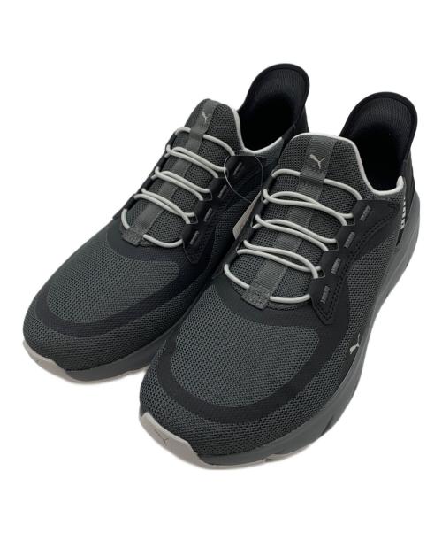 PUMA（プーマ）PUMA (プーマ) ソフトライド フレックスレース イーズイン ALT ワイド ランニングシューズ ダークグレー サイズ:27.0cmの古着・服飾アイテム
