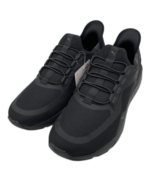 PUMA（プーマ）PUMA (プーマ) フトライド フレックスレース イーズイン ALT ワイド ランニングシューズ ブラック サイズ:28.0cmの古着・服飾アイテム