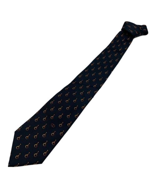 GUCCI（グッチ）GUCCI (グッチ) ネクタイ ブラック×ブラウン サイズ:記載なしの古着・服飾アイテム