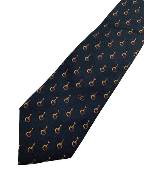 GUCCI（グッチ）GUCCI (グッチ) ネクタイ ブラック×ブラウン サイズ:記載なしの古着・服飾アイテム
