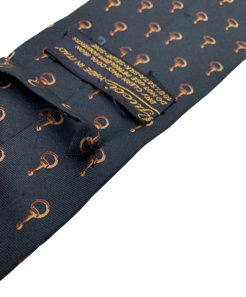 GUCCI（グッチ）GUCCI (グッチ) ネクタイ ブラック×ブラウン サイズ:記載なしの古着・服飾アイテム