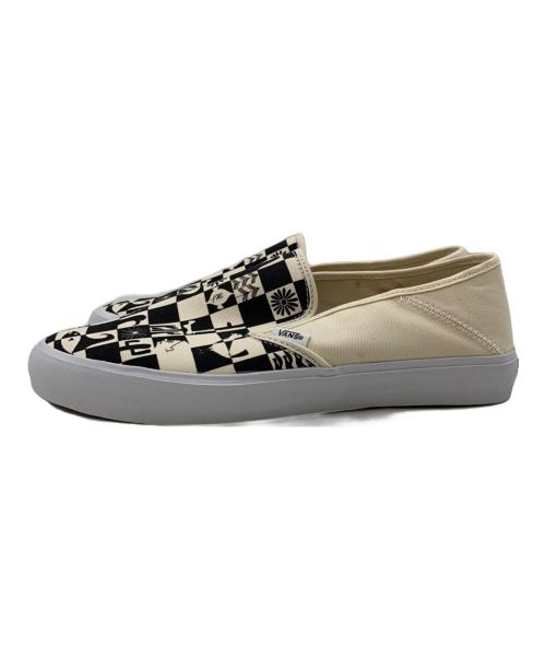 VANS OFF THE WALL（ヴァンズオフザウォール）VANS OFF THE WALL (ヴァンズオフザウォール) 花井祐介 (ハナイユウスケ) Slip-On SF ベージュ サイズ:27.5cmの古着・服飾アイテム