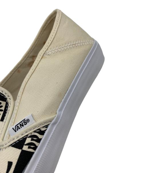 VANS OFF THE WALL（ヴァンズオフザウォール）VANS OFF THE WALL (ヴァンズオフザウォール) 花井祐介 (ハナイユウスケ) Slip-On SF ベージュ サイズ:27.5cmの古着・服飾アイテム