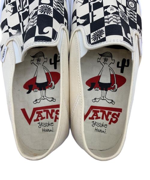 VANS OFF THE WALL（ヴァンズオフザウォール）VANS OFF THE WALL (ヴァンズオフザウォール) 花井祐介 (ハナイユウスケ) Slip-On SF ベージュ サイズ:27.5cmの古着・服飾アイテム