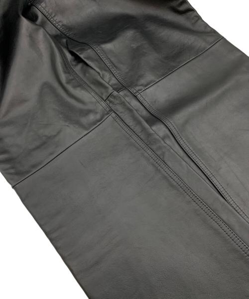 GAP（ギャップ）GAP (ギャップ) レザーパンツ ブラック サイズ:W33の古着・服飾アイテム