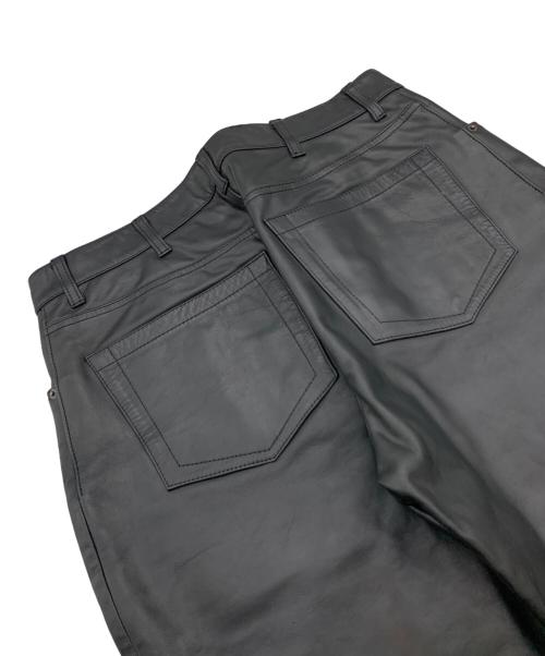 GAP（ギャップ）GAP (ギャップ) レザーパンツ ブラック サイズ:W33の古着・服飾アイテム